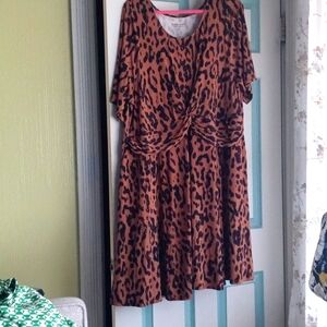 Cheetah print dress